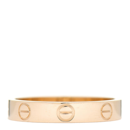 Cartier 18K Yellow Gold 3.5mm LOVE Wedding Band Ring 55 7.25 2 of 4