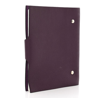 Hermes Togo Ulysse MM Notebook Cover Anemone 3 of 10