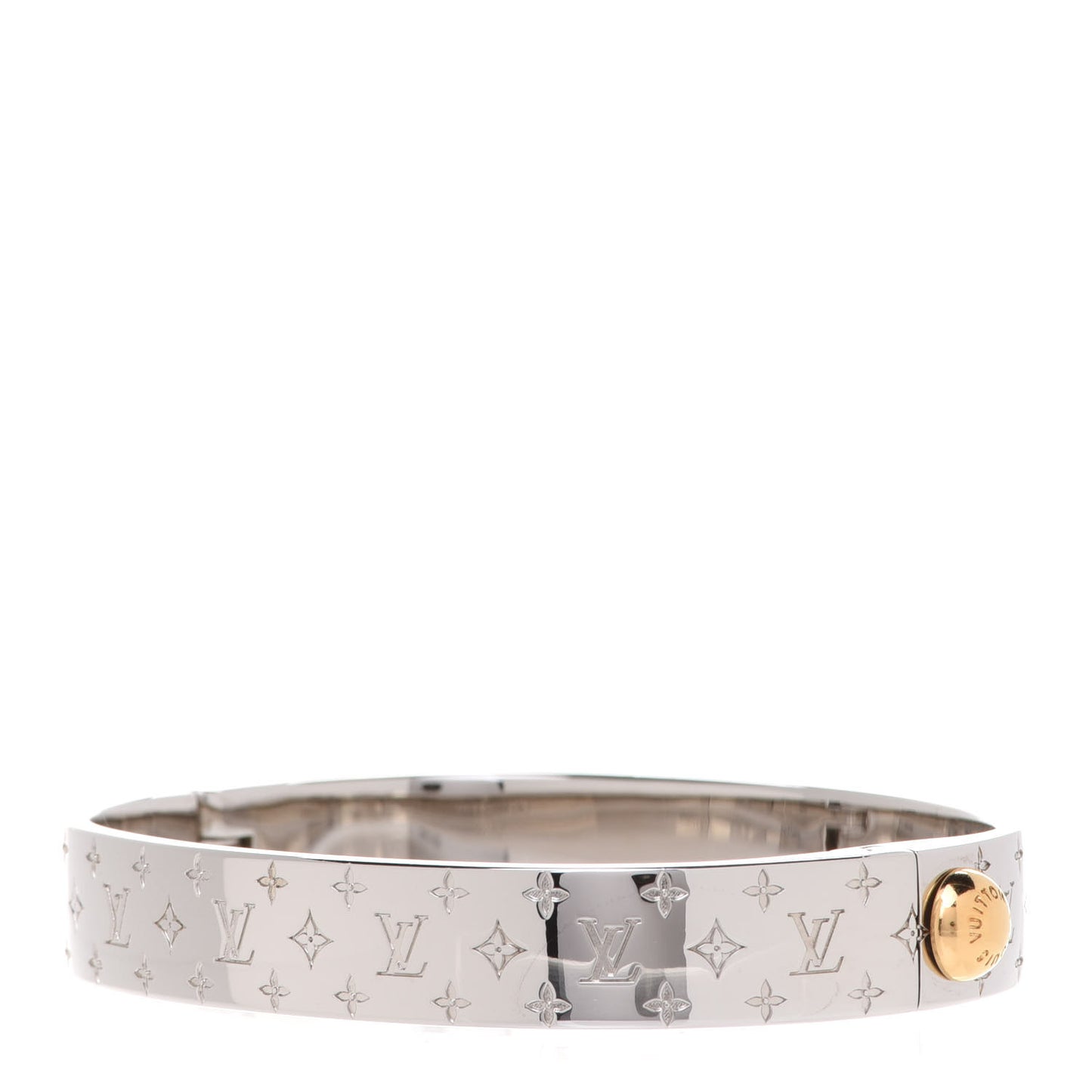 Palladium Monogram Nanogram Cuff S