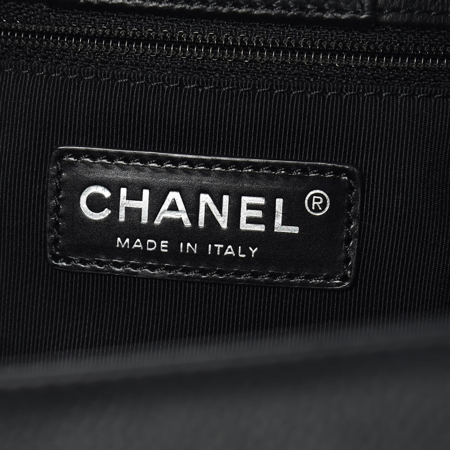 Chanel Calfskin XXL Cerf Tote Black 7 of 11