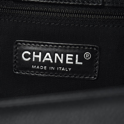 Chanel Calfskin XXL Cerf Tote Black 7 of 11