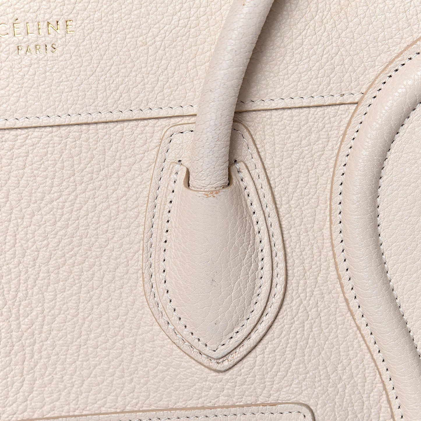 Goatskin Micro Luggage White