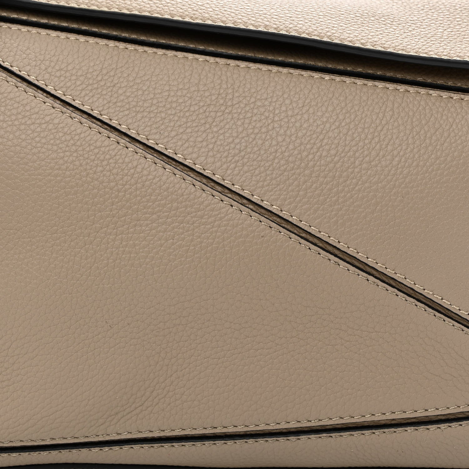 Loewe Grained Calfskin Small Puzzle Bag Sand 7 of 9