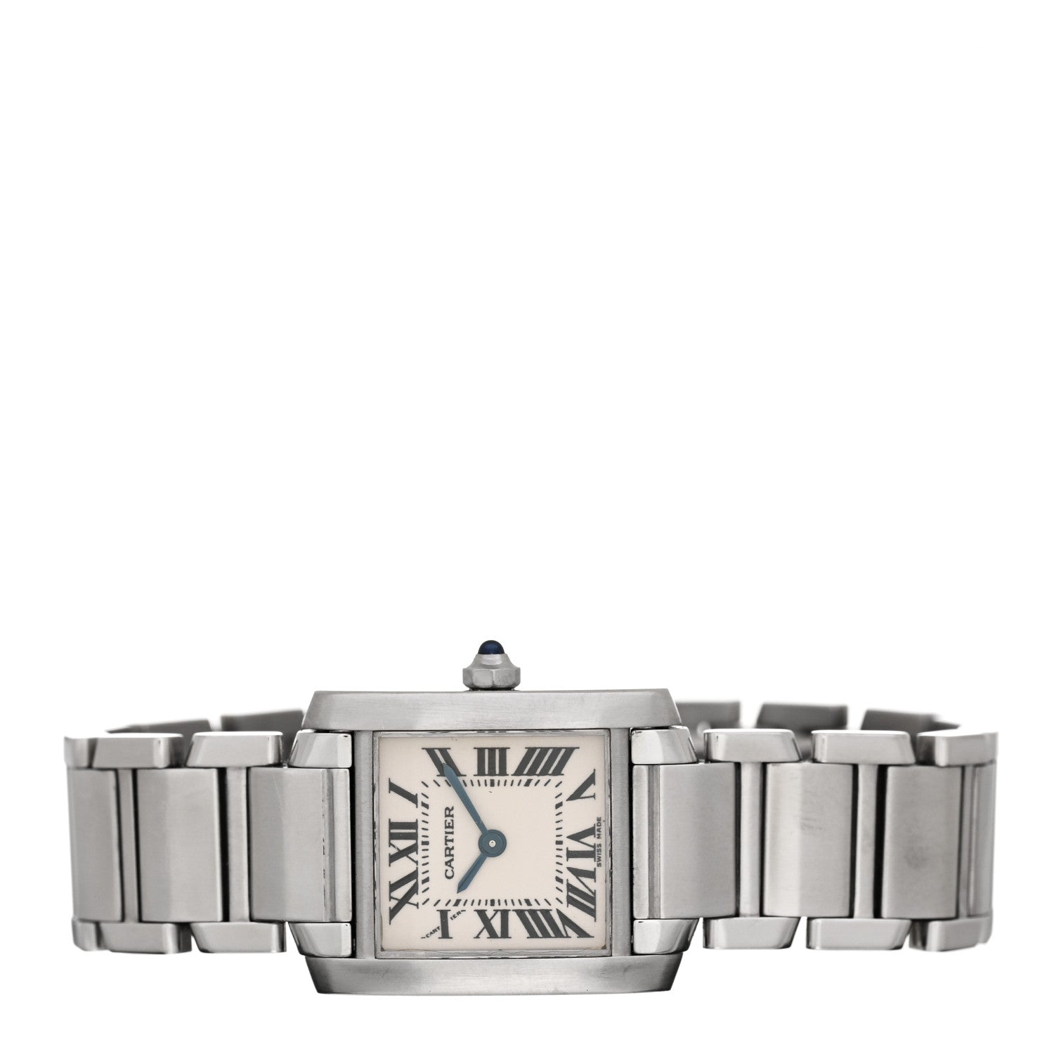 Cartier Stainless Steel 20mm Tank Francaise Quartz Watch 2 of 4