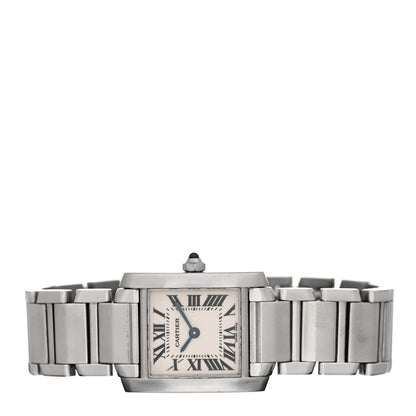 Cartier Stainless Steel 20mm Tank Francaise Quartz Watch 2 of 4