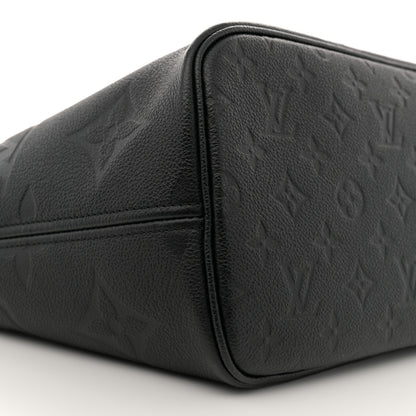Louis Vuitton Empreinte Monogram Giant Neverfull MM Black 9 of 10