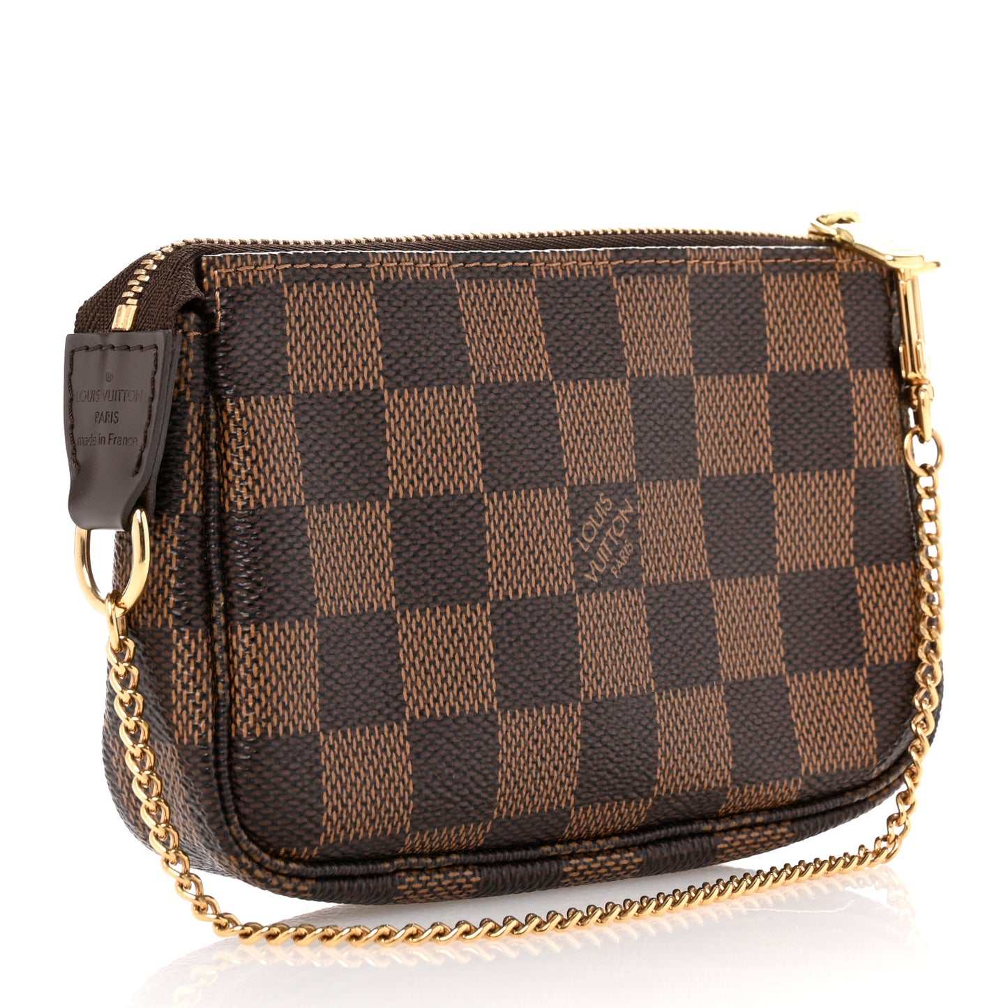Damier Ebene Complice Trunks and Bags Mini Pochette Accessories Red