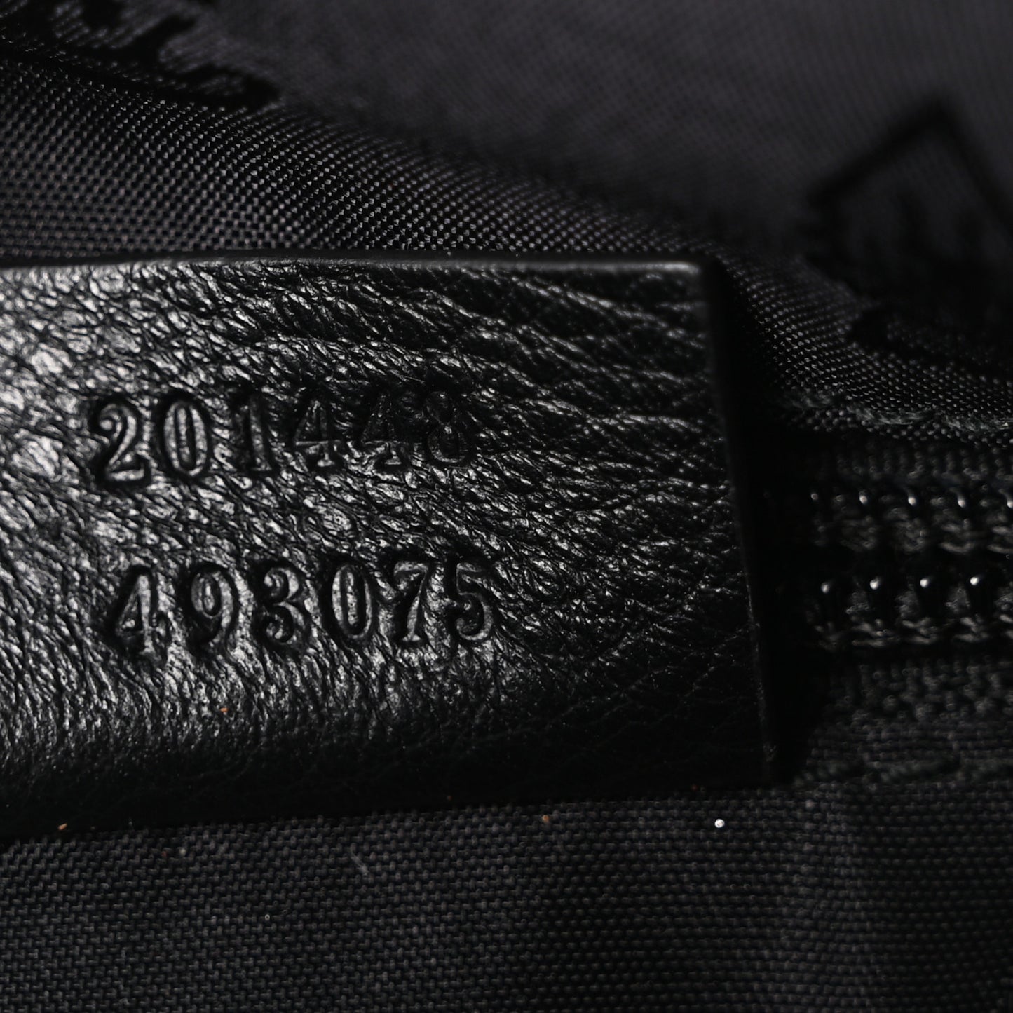 Guccissima Flat Messenger Bag Black