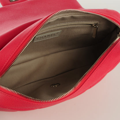 Chanel Caviar Quilted Medium Easy Flap Coral 8 of 8