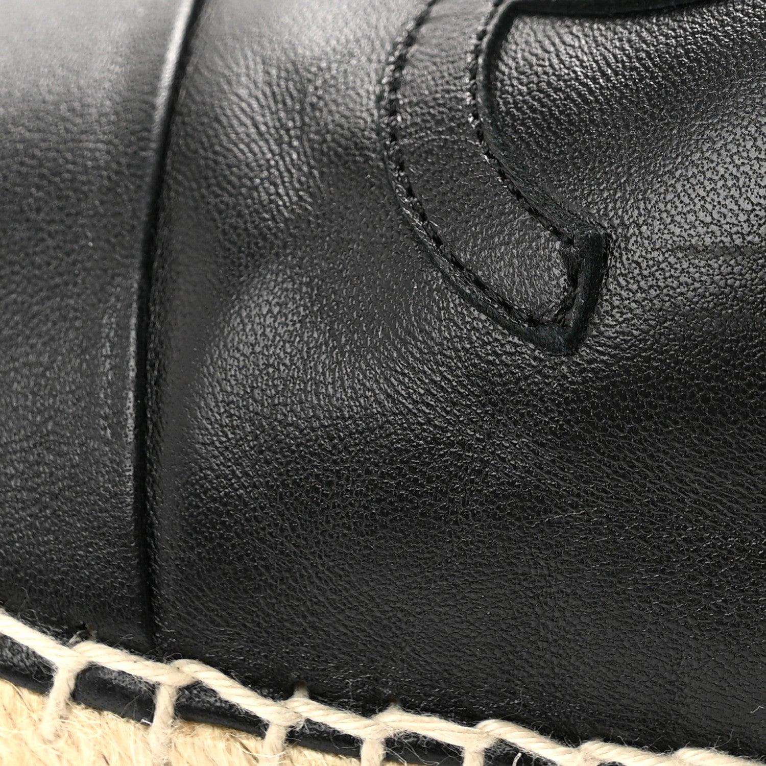 Chanel Lambskin CC Espadrilles 41 Black 9 of 11
