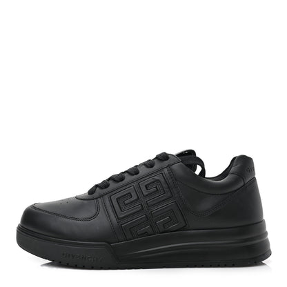 Givenchy Calfskin Women G4 Low Top Sneakers 37.5 Black 1 of 9