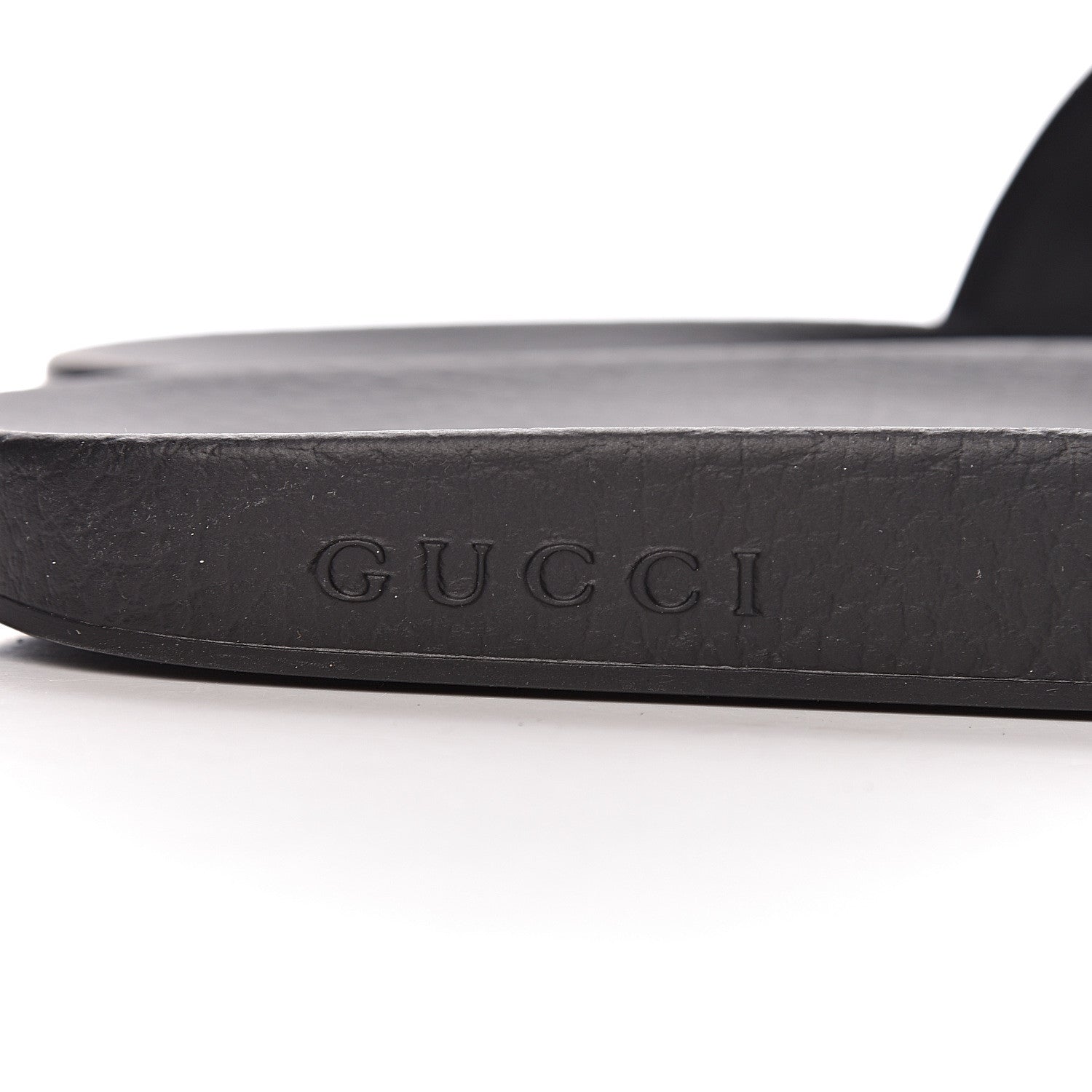 Gucci X SEGA Supreme Canvas GUCCY Stars Womens Slide Sandals 40 Black Gold 8 of 8