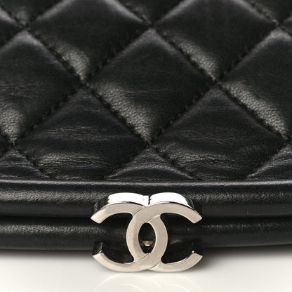 Chanel Lambskin Quilted Timeless Clutch Black 14 of 17