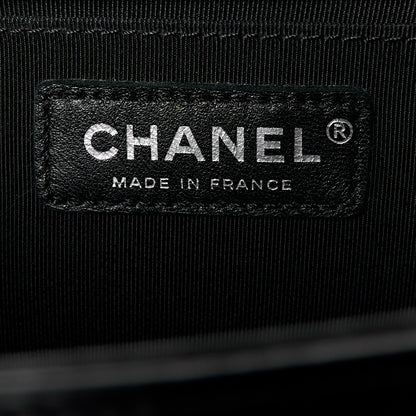 Chanel Lambskin Quilted Medium Boy Flap Black 5 of 11