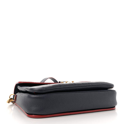 Louis Vuitton Empreinte Pochette Metis Marine Rouge 4 of 11