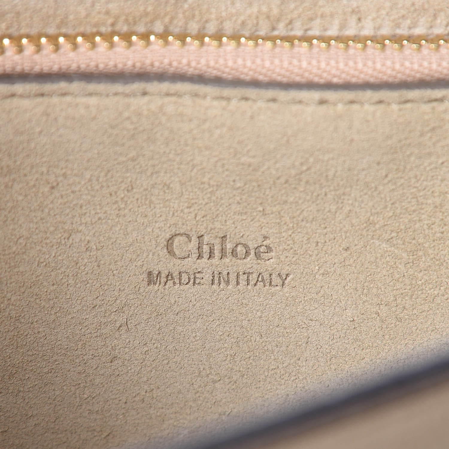 Chloe Calfskin Suede Medium Faye Shoulder Bag Carbon Brown 6 of 9