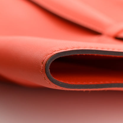 Hermes Evercolor Pliplat Clutch Orange Poppy 9 of 9