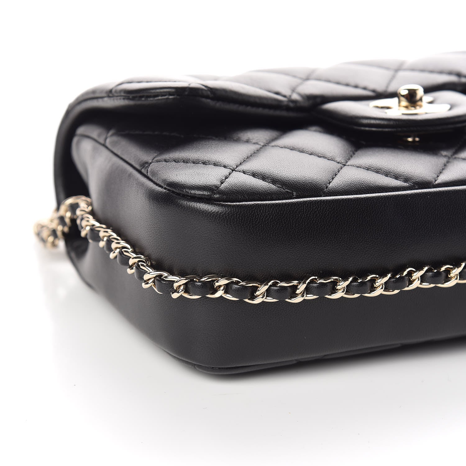 Chanel Lambskin Quilted Small My Precious Flap Black 8 of 11