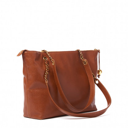 Chanel Caviar Flap Shoulder Bag Brown 2 of 9