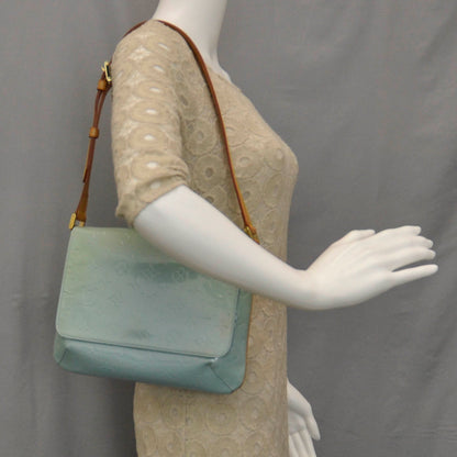 Louis Vuitton Vernis Thompson Street Blue 2 of 10