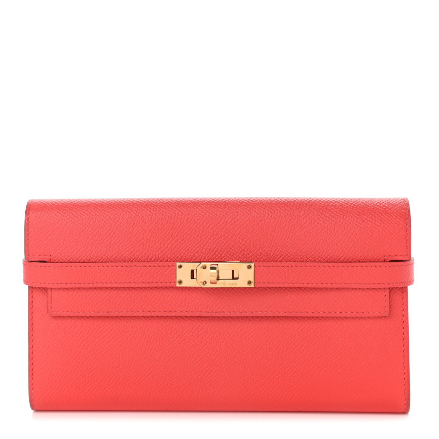 Epsom Kelly Longue Wallet Rose Jaipur