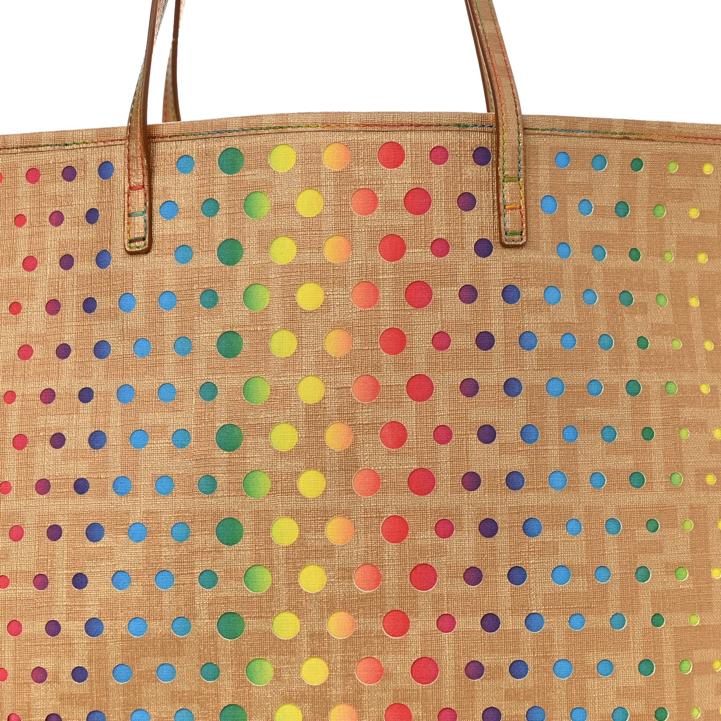 Zucca Perforated Dots Medium Roll Tote Multicolor