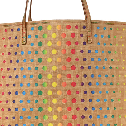 Fendi Zucca Perforated Dots Medium Roll Tote Multicolor 8 of 10