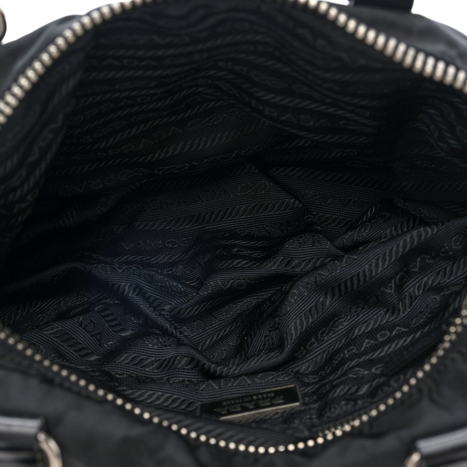 Prada Tessuto Nylon Bauletto Black 5 of 9