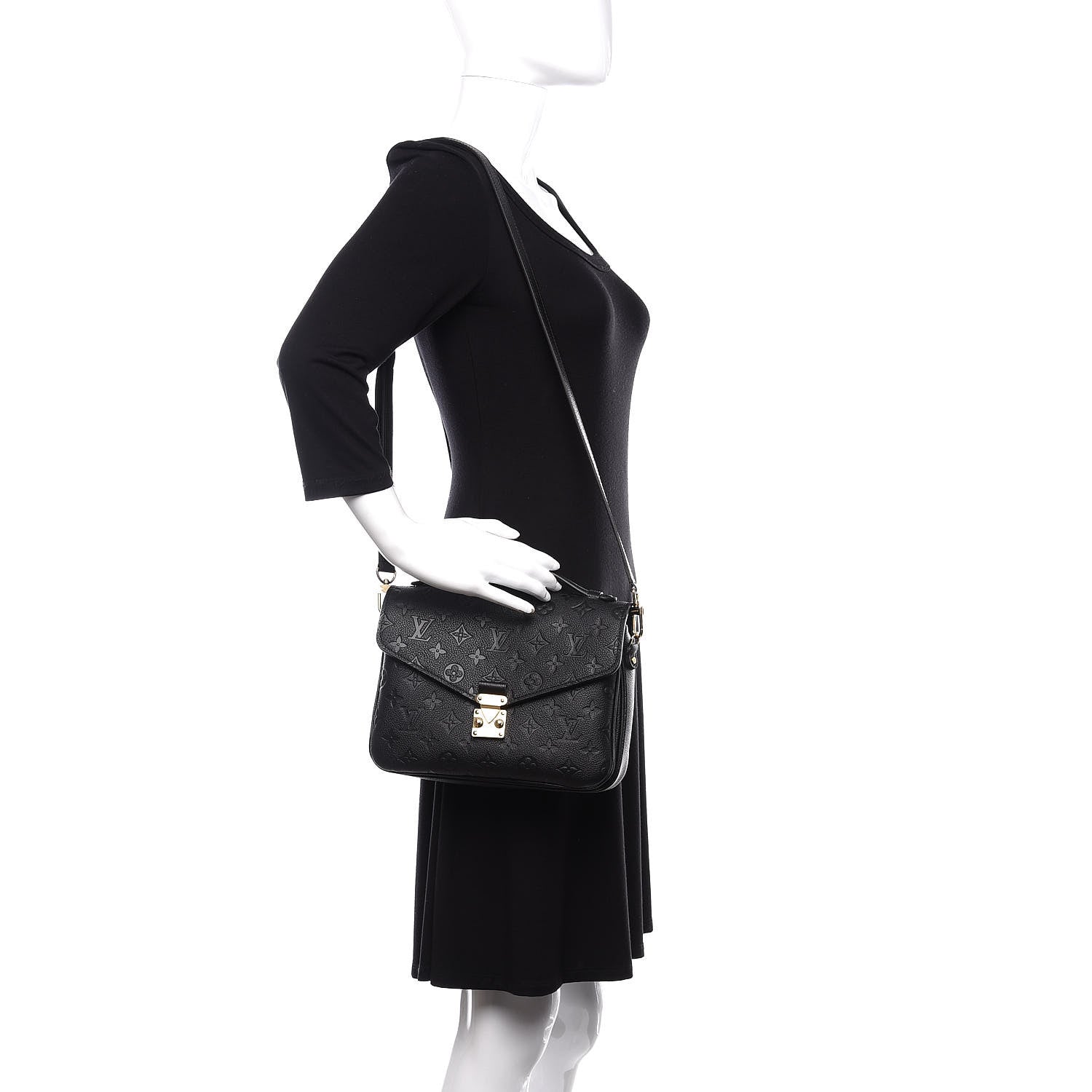 Louis Vuitton Empreinte Pochette Metis Black 2 of 9