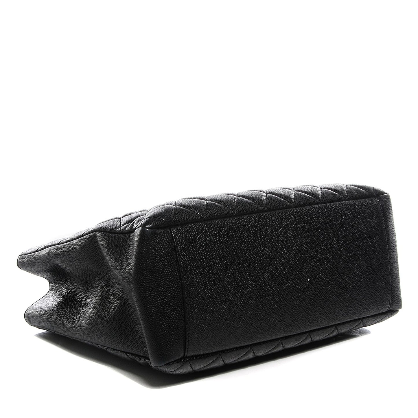 Caviar Quilted Grand Shopping Tote GST Black