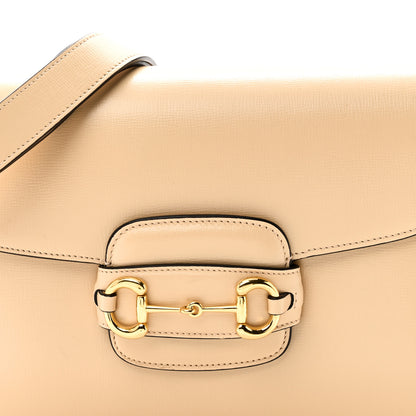 Gucci Azalea Calfskin Horsebit 1955 Shoulder Bag Bubble Tea 8 of 10