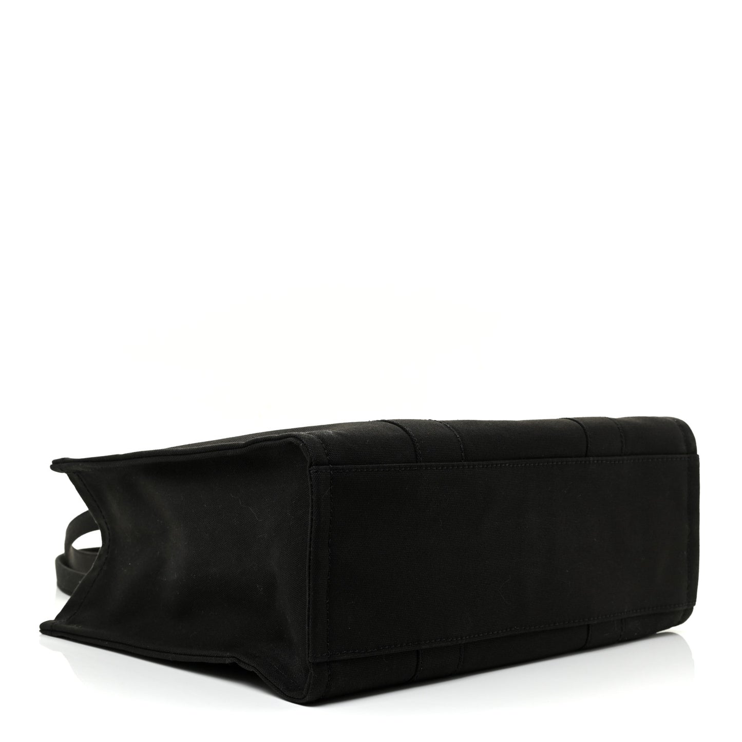Cotton Canvas Large Tote Bag Black