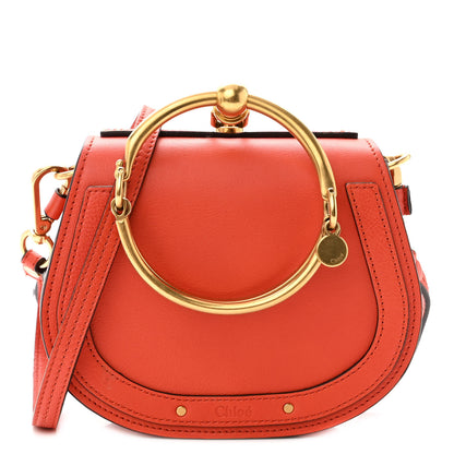 Chloe Calfskin Small Nile Bracelet Bag Earthy Red 1 of 9