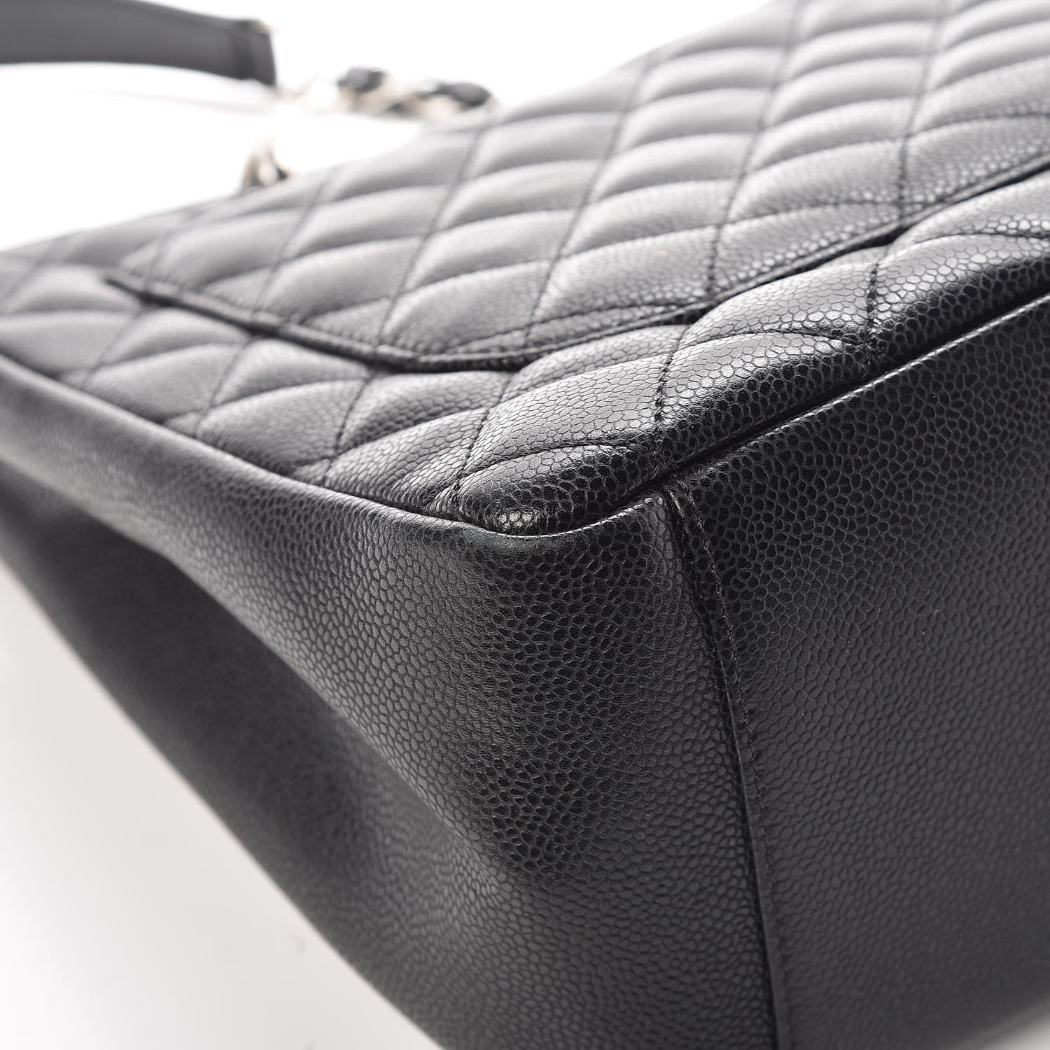 Chanel Caviar Quilted Grand Shopping Tote GST Black 10 of 12