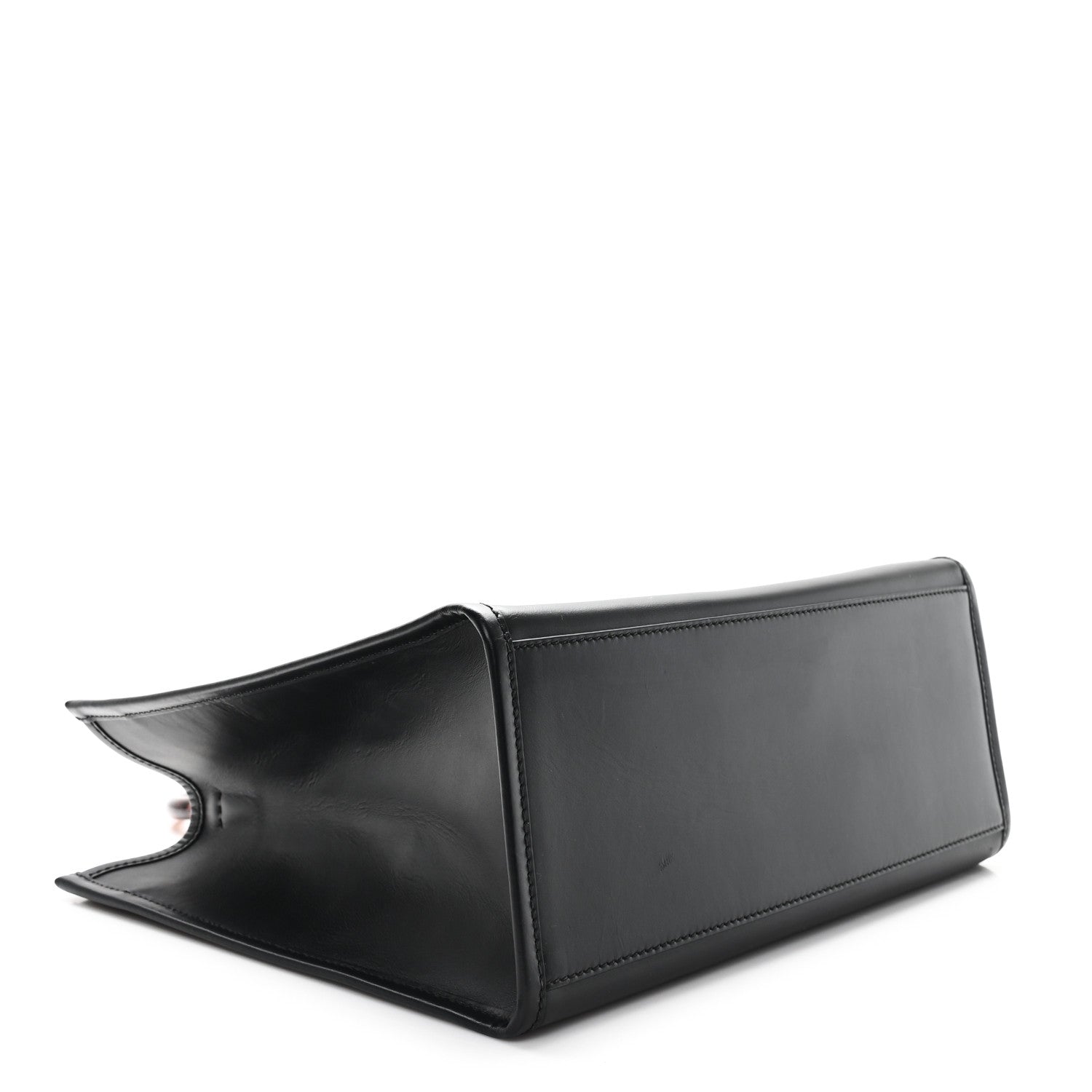 Fendi Vitello King Plexiglass Medium Fendi Sunshine Shopper Tote Black 4 of 9