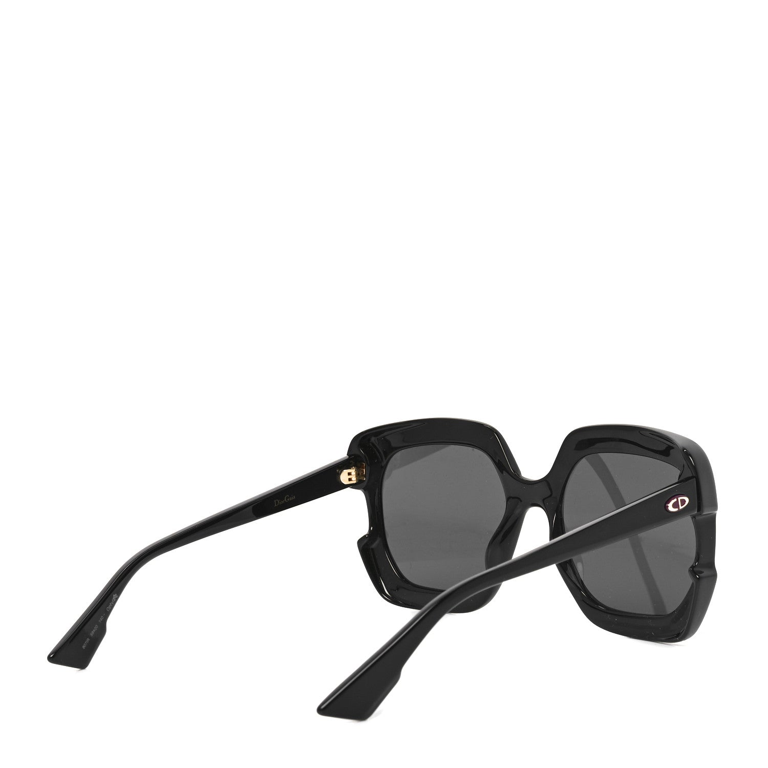 Christian Dior Square Gaia Sunglasses Black 4 of 8