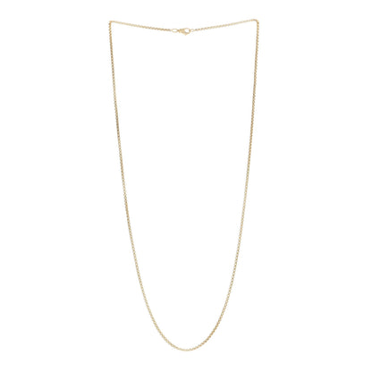 David Yurman 18K Yellow Gold 1.7mm Box Chain Necklace 22" 3 of 4