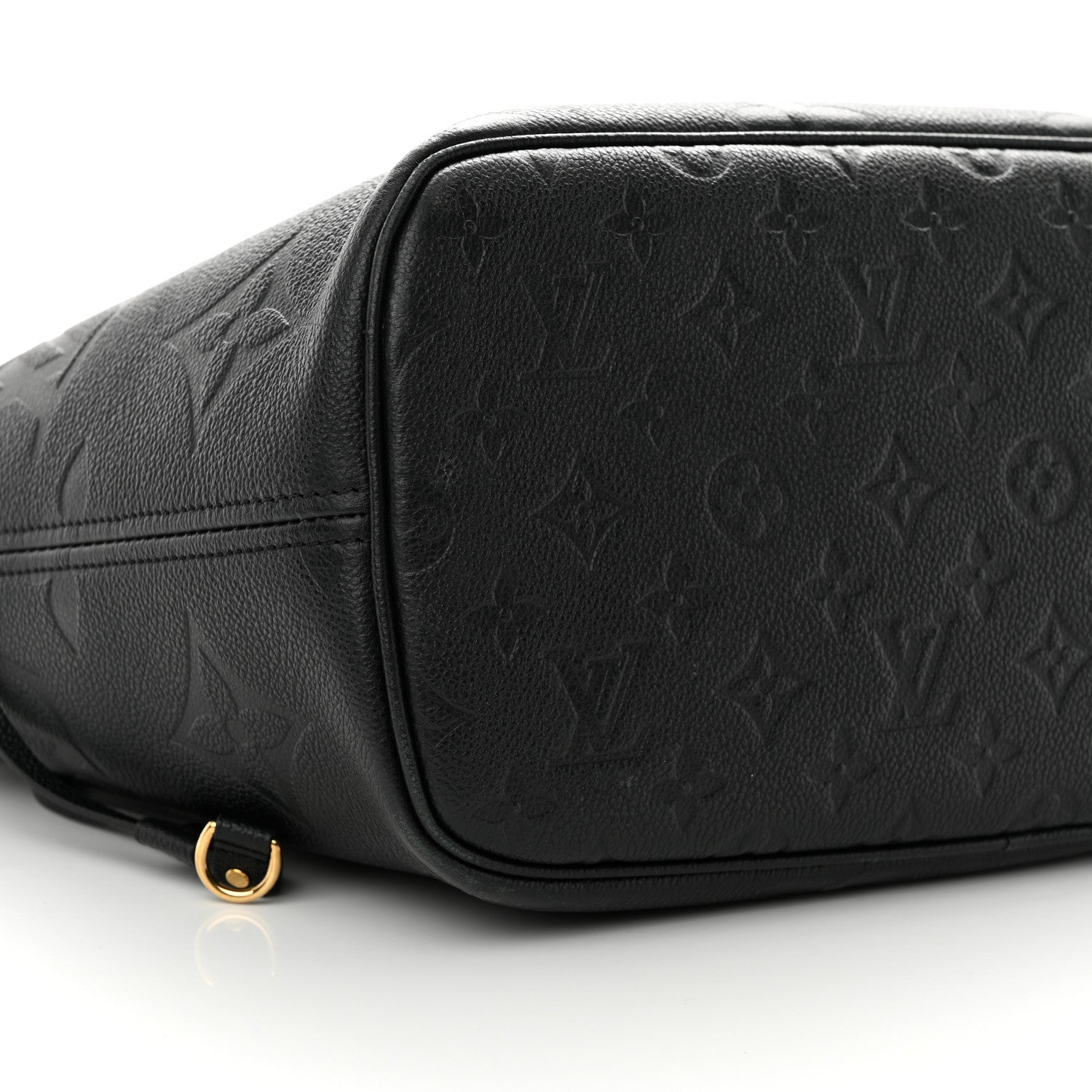 Louis Vuitton Empreinte Monogram Giant Neverfull MM Black 8 of 9
