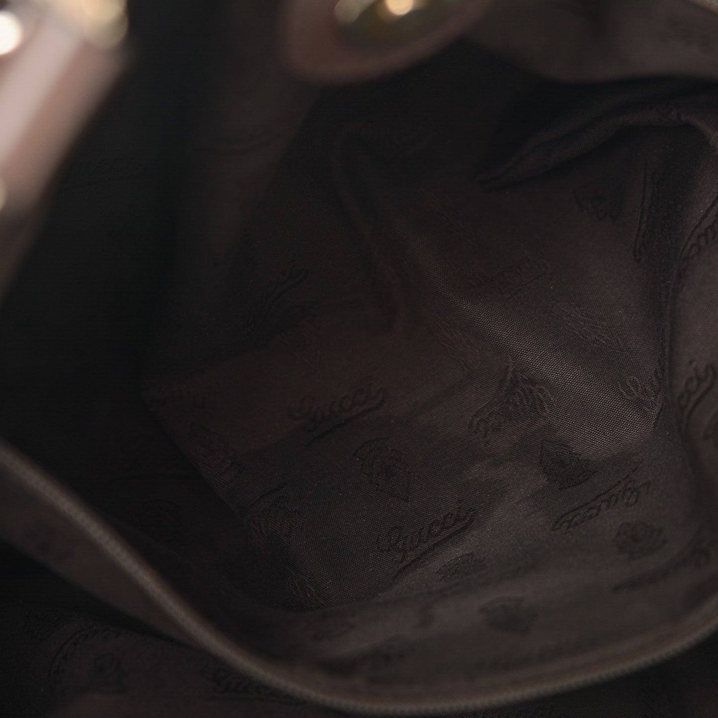Guccissima Medium Sukey Tote Chocolate