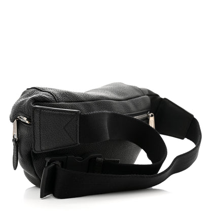 Burberry Grainy Calfskin Logo Graphic Sonny Bum Bag Black 3 of 10