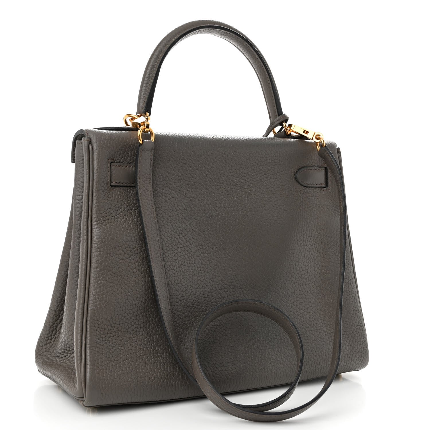 Hermes Taurillon Clemence Kelly Retourne 28 Etain 3 of 15