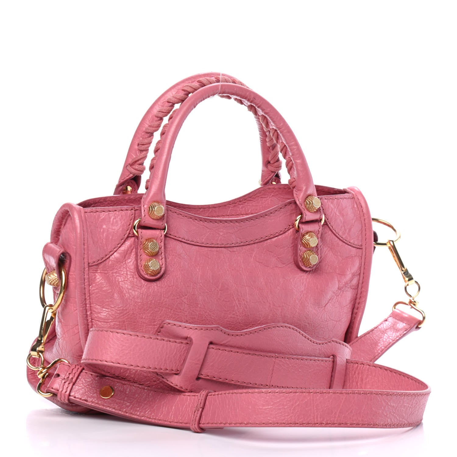 Balenciaga Agneau Giant 12 Gold Hardware Mini City Rose Hortensia 2 of 4