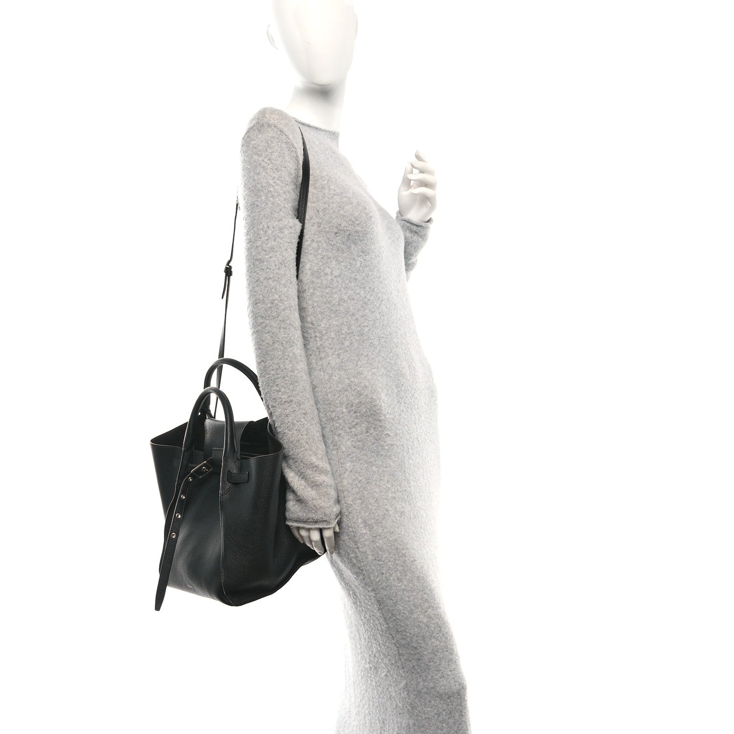 Celine Supple Grained Calfskin Medium Big Bag Black 2 of 12