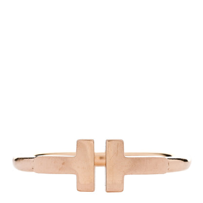 Tiffany 18K Rose Gold T Wire Ring 52 6 1 of 4