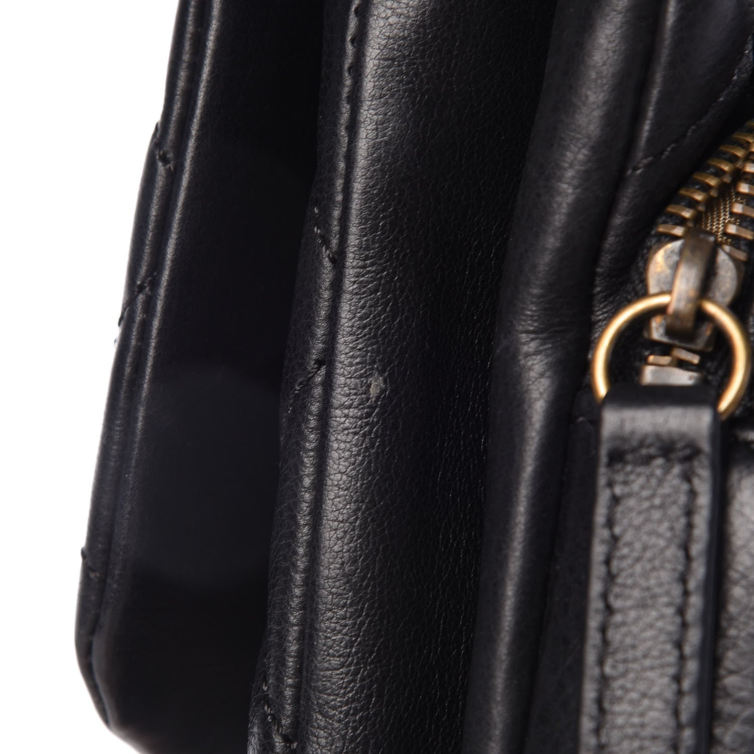 Chanel Calfskin Quilted Medium CC Crown Flap Black 12 of 12