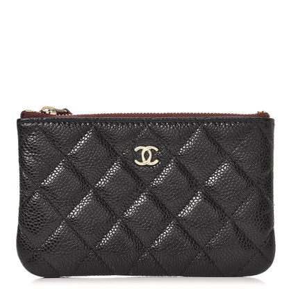 Chanel Caviar Quilted Small Cosmetic Case Black 1 of 8