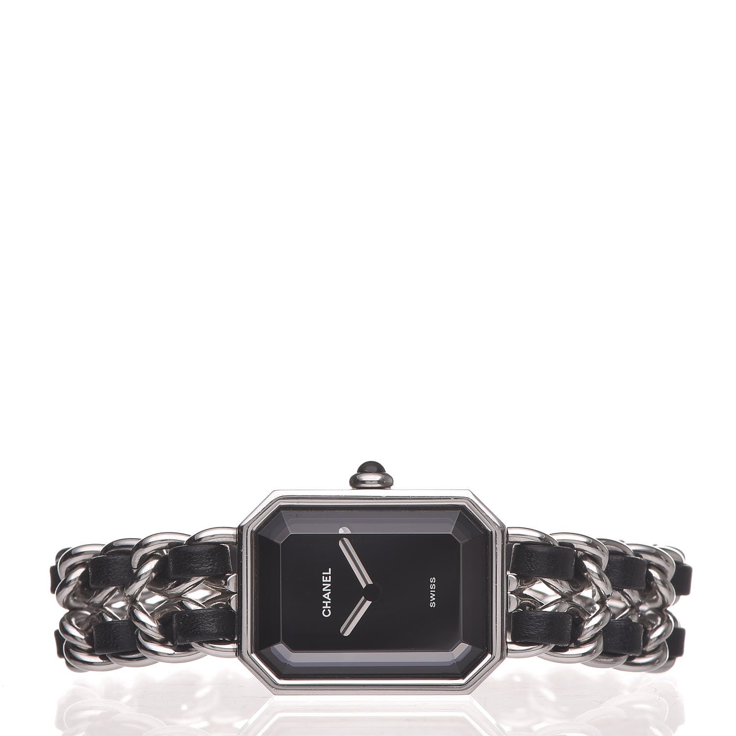 Chanel Stainless Steel Lambskin 20mm Chain Premiere Quartz Watch M 3 of 6