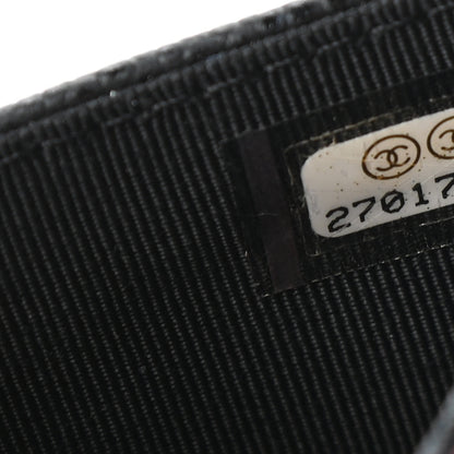 Chanel Caviar Quilted Flap Card Holder Black 8 of 8