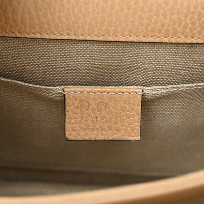 Gucci Dollar Calfskin Small Interlocking G Shoulder Bag Camelia 6 of 14