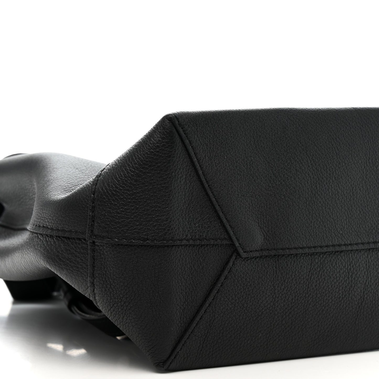 Calfskin Lockme Backpack Black